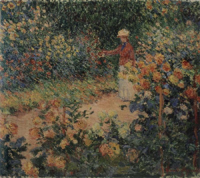 Claude Monet The Artist-s Garden at Giverny Spain oil painting art